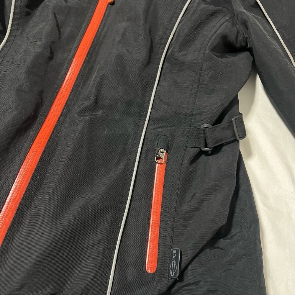 Harley Davidson RCS FUNCTIONAL Shell Jacket Women's Size Large Black Reflective - Picture 14 of 14
